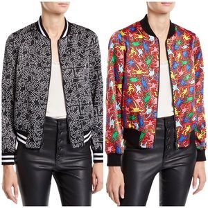 keith haring bomber jacket